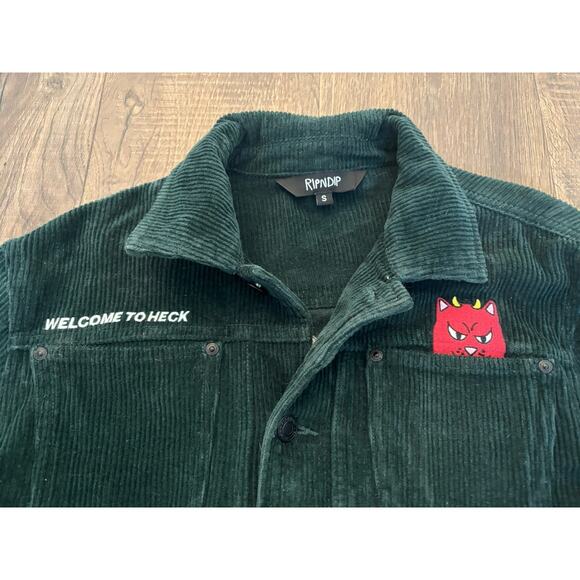 RIPNDIP Corduroy Jacket Green - Picture 3 of 5